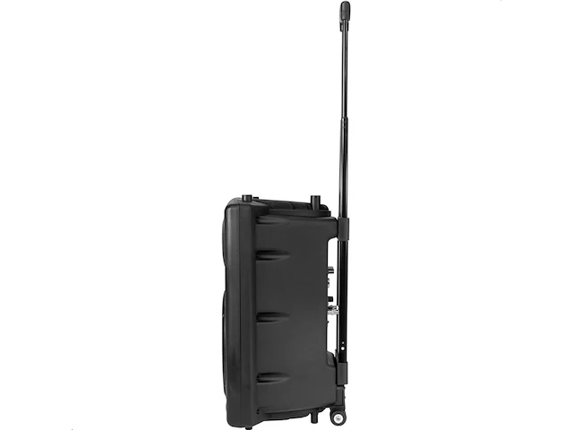 Draagbare luidspreker - 700 watt bleutooth - usb - karaoke - 2 microfoons - afbeelding 4 van  7