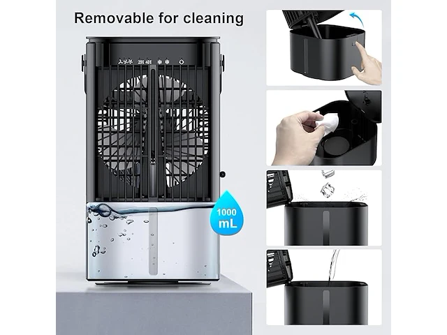Draagbare mini-airconditioning - afbeelding 4 van  7