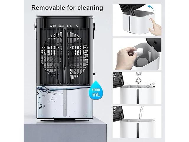 Draagbare mini-airconditioning - afbeelding 5 van  7