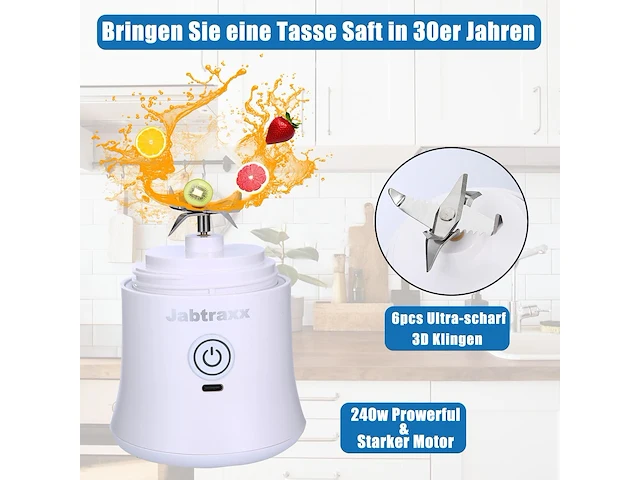 Draagbare mini blender - afbeelding 3 van  5