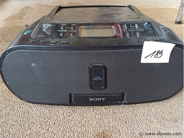 Draagbare radio/cd speler - afbeelding 1 van  2