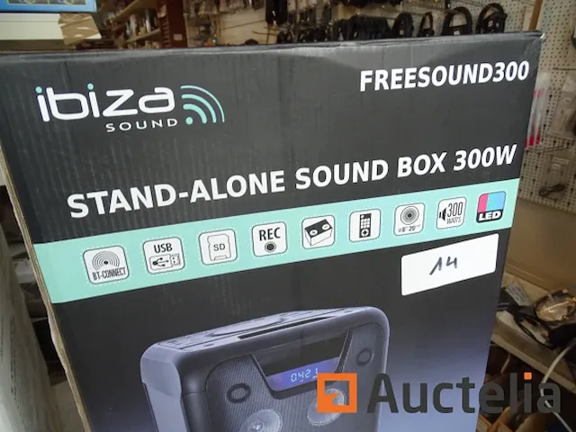 Draagbare versterkte luidspreker ibiza sound freesound 300 - afbeelding 2 van  3