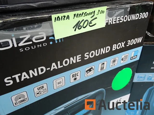 Draagbare versterkte luidspreker ibiza sound freesound 300 - afbeelding 2 van  2