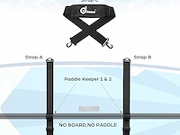 Draagriem voor paddle board/sup - afbeelding 2 van  4