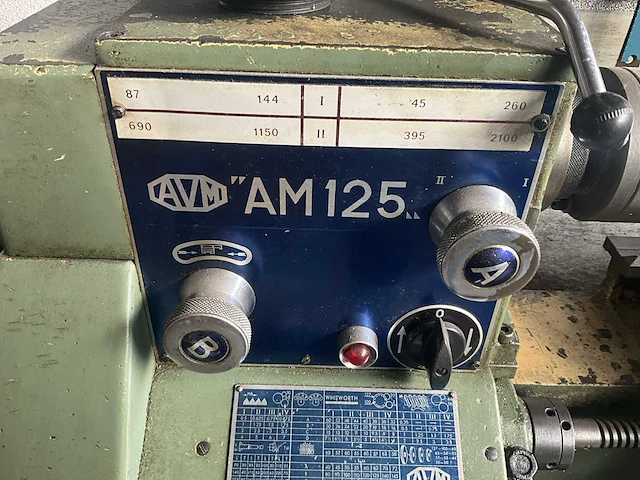 Draaibank avm am125 get. winter - afbeelding 14 van  16