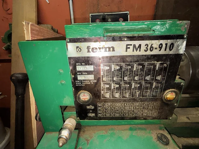 Draaibank ferm fm 36-910 - afbeelding 2 van  8