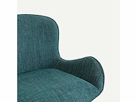 Draaibare barkruk - peacock blue - afbeelding 8 van  10