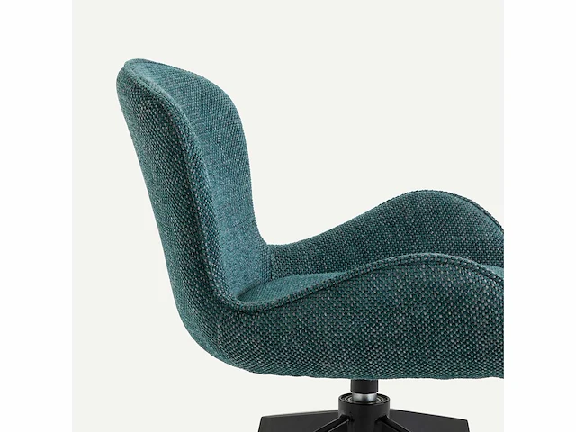 Draaibare barkruk - peacock blue - afbeelding 9 van  10