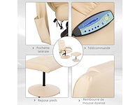 Draaibare elektrische massage- en ontspanningsstoel - afbeelding 7 van  8