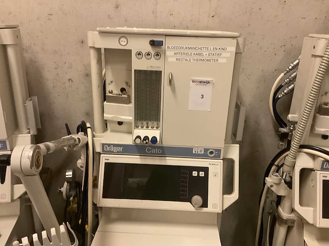 Dräger cato m32000 mobiel anesthesie-werkstation - afbeelding 3 van  5