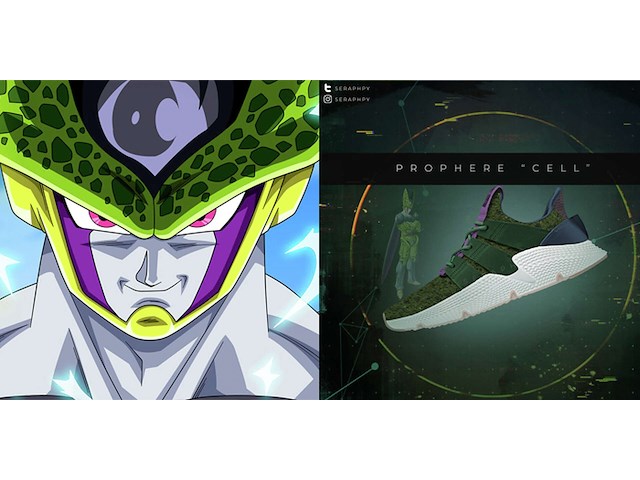 Dragon ball z - adidas originals - prophere 'cell' - maat 42 2/3 - afbeelding 9 van  11