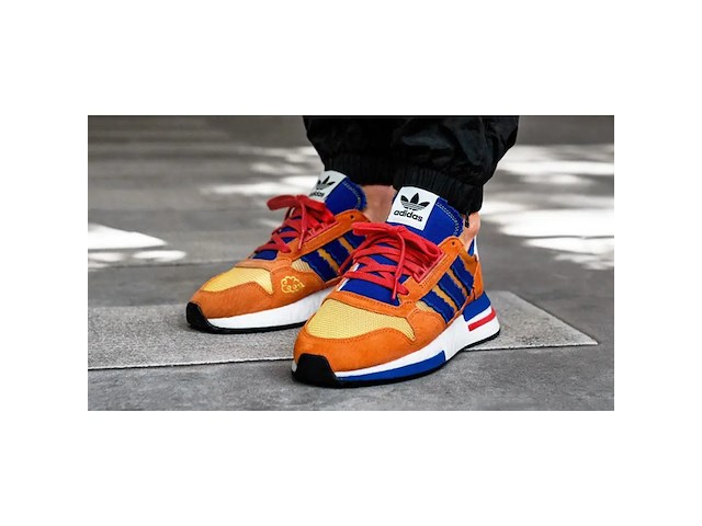 Dragon ball z - adidas originals - son goku zx 500 rm - maat 43 1/3 - afbeelding 2 van  10