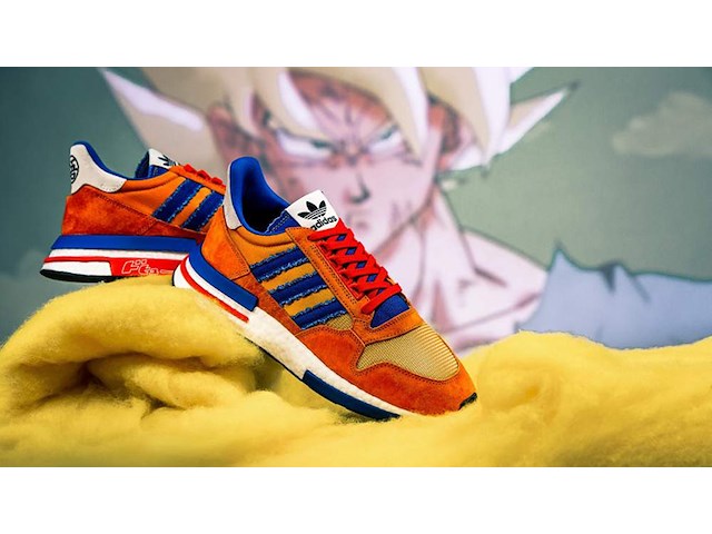 Dragon ball z - adidas originals - son goku zx 500 rm - maat 43 1/3 - afbeelding 1 van  10