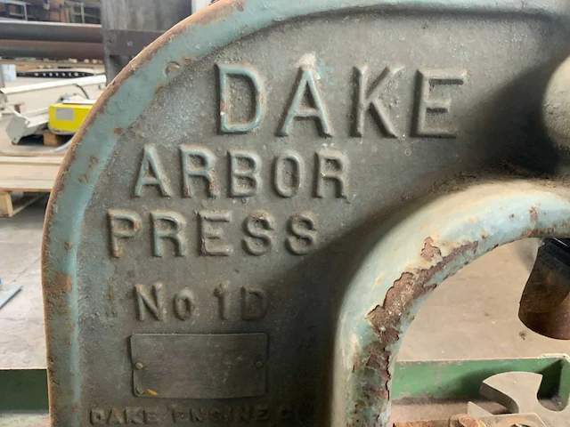 Drake arbor press no 1d manuele ponsmachine - afbeelding 4 van  5