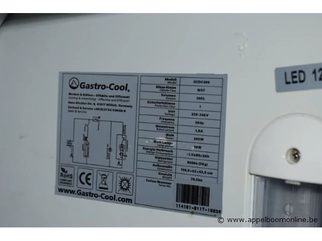 Drankenkoeler gastro cool, gcdc400 - afbeelding 2 van  2