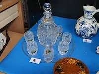 Drankenset in kristal - afbeelding 1 van  1