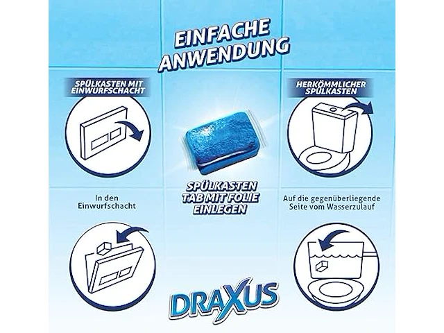 Draxus 60 x spoelbak tabs - afbeelding 2 van  3