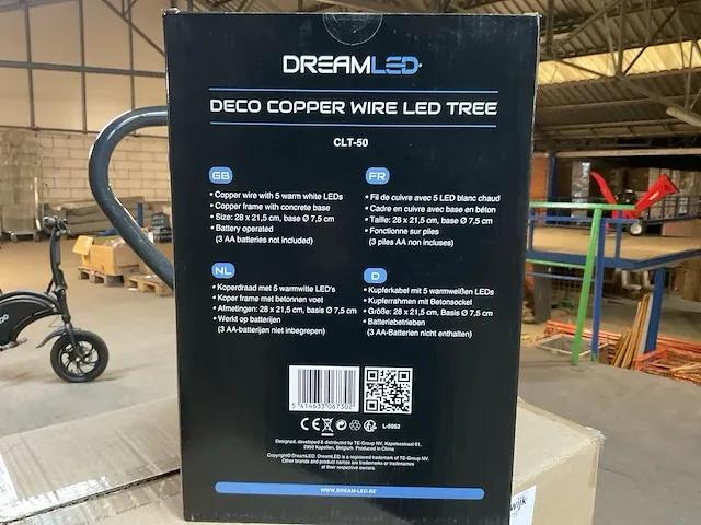 Dreamled clt-50 deco copper wire led tree feestverlichting (11x) - afbeelding 3 van  3