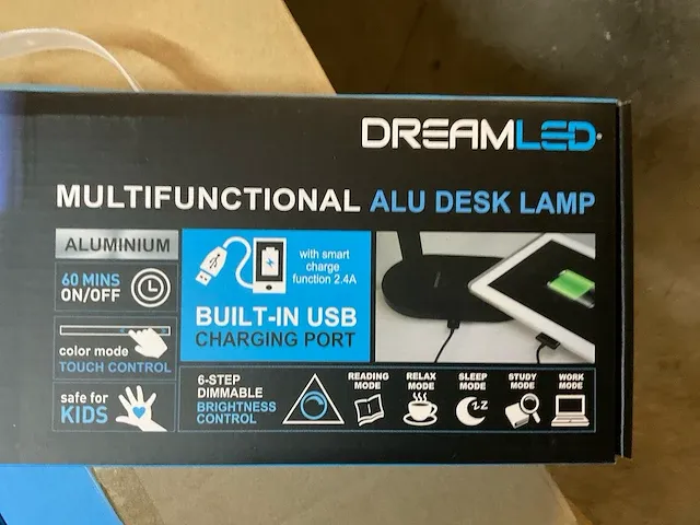 Dreamled dal-20 aluminum desk light bureaulamp (12x) - afbeelding 3 van  6