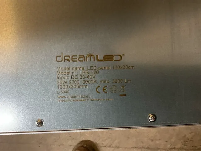 Dreamled lpb-120 led paneel (4x) - afbeelding 6 van  6