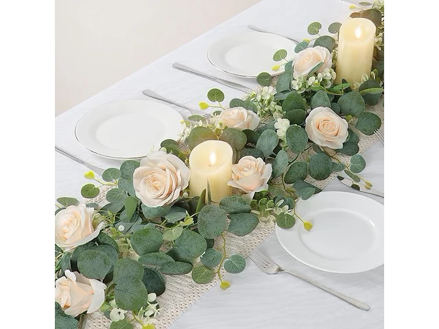 Dremisland 4 stuks kunstbloemenkranken - afbeelding 3 van  3