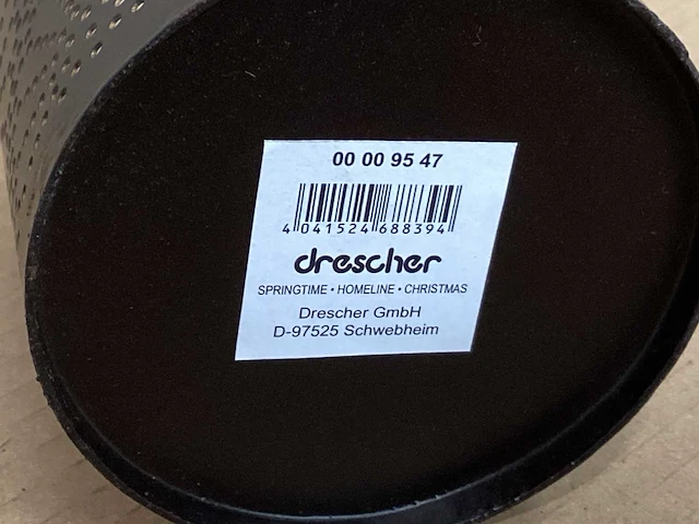 Drescher windlicht 10 x 8 cm “copper” (96x) - afbeelding 4 van  4
