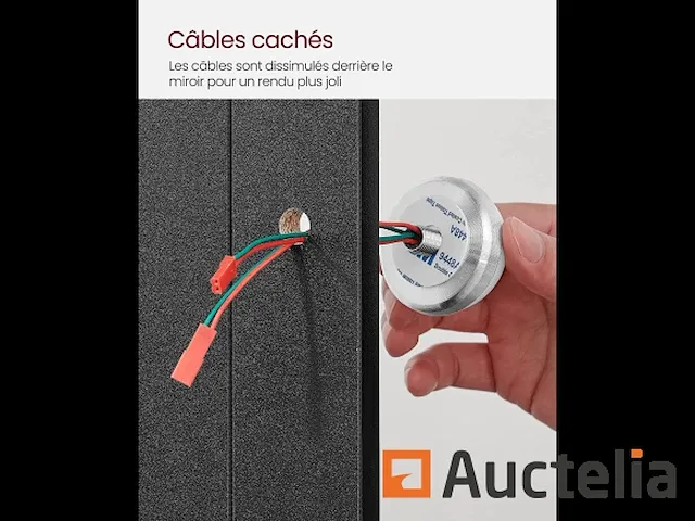 Dressing tafel, led-spiegel met instelbare helderheid - afbeelding 2 van  7