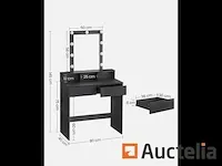 Dressing tafel, led-spiegel met instelbare helderheid - afbeelding 4 van  7