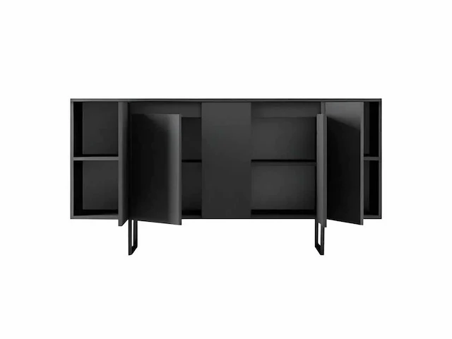 Dressoir - antraciet en zwart - afbeelding 3 van  10