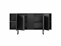 Dressoir - antraciet en zwart - afbeelding 3 van  10