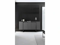 Dressoir - antraciet en zwart - afbeelding 5 van  10
