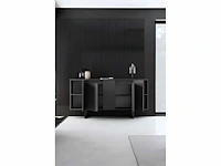 Dressoir - antraciet en zwart - afbeelding 6 van  10