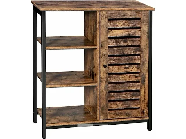 Dressoir - kast - bruin - hout - 70x30x81cm - afbeelding 1 van  3
