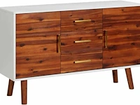 Dressoir - massief acaciahout en mdf - afbeelding 1 van  8