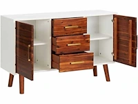 Dressoir - massief acaciahout en mdf - afbeelding 4 van  8