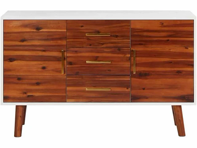 Dressoir - massief acaciahout en mdf - afbeelding 5 van  8