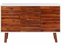 Dressoir - massief acaciahout en mdf - afbeelding 5 van  8