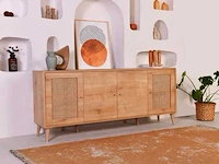 Dressoir - melamine met eiken afwerking - afbeelding 1 van  16