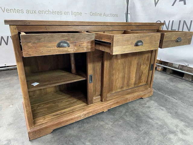 Dressoir - oud teak - afbeelding 3 van  7