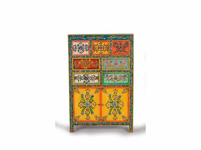 Dressoir - veelkleurig mango - afbeelding 3 van  6