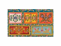 Dressoir - veelkleurig mango - afbeelding 5 van  6