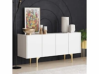 Dressoir - wit en goud - afbeelding 2 van  7