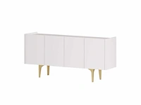 Dressoir - wit en goud - afbeelding 3 van  7