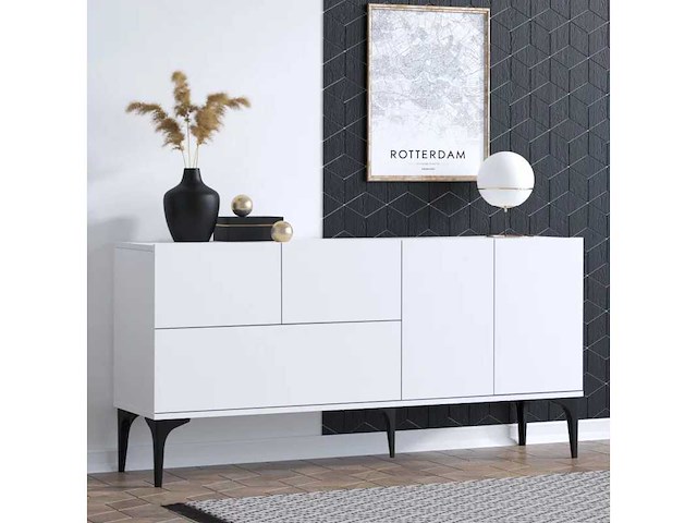 Dressoir - witte afwerking - afbeelding 2 van  8