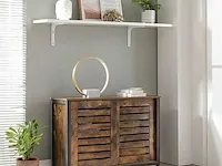 Dressoir kast - industrieel - bruin/zwart - hout - 100x35x70 - afbeelding 2 van  3