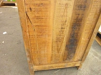 Dressoir met 4 deuren - mango en metaal - afbeelding 21 van  28
