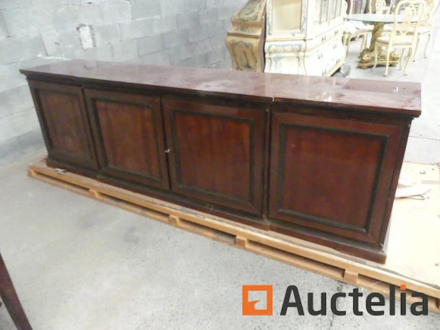 Dressoir van gefineerd hout in mahoniehout - afbeelding 2 van  4
