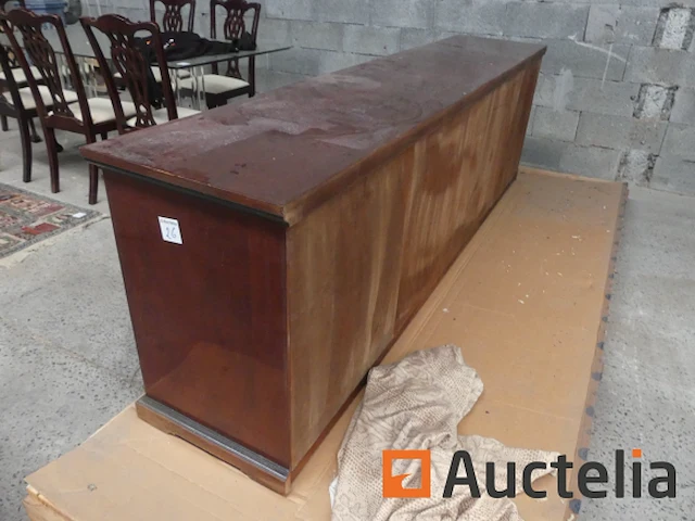 Dressoir van gefineerd hout in mahoniehout - afbeelding 3 van  4