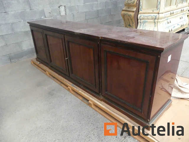Dressoir van gefineerd hout in mahoniehout - afbeelding 4 van  4
