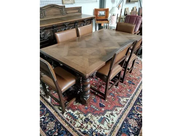 Dressoir,tafel+6 stoelen - afbeelding 3 van  20